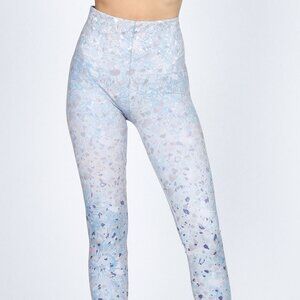New M. Rena Terrazzo Tile Print Tummy Control Leggings